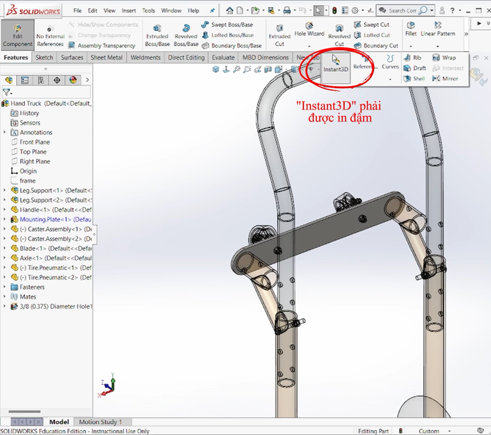 Instant3D phải được in đậm