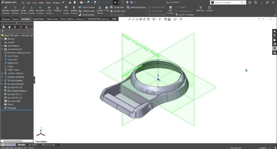 Radiate Surfaces & Cut With Surfaces - 01