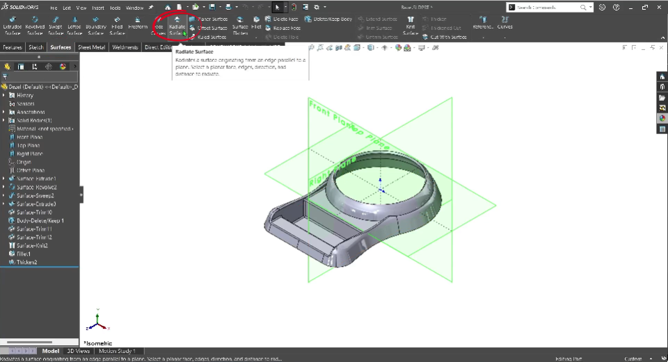 Radiate Surfaces & Cut With Surfaces - 03