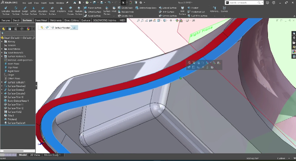 Radiate Surfaces & Cut With Surfaces - 05