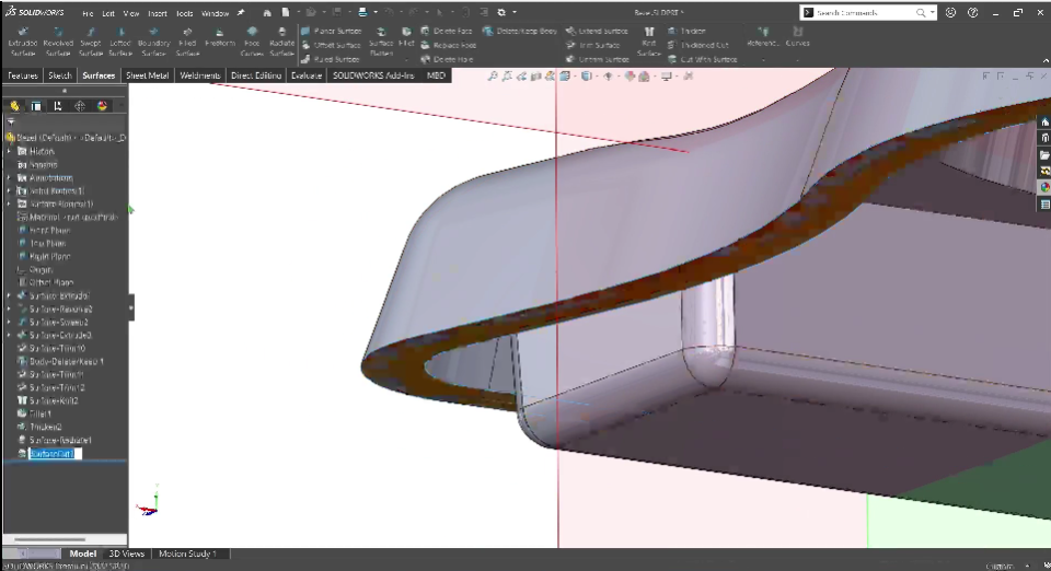 Radiate Surfaces & Cut With Surfaces - 07