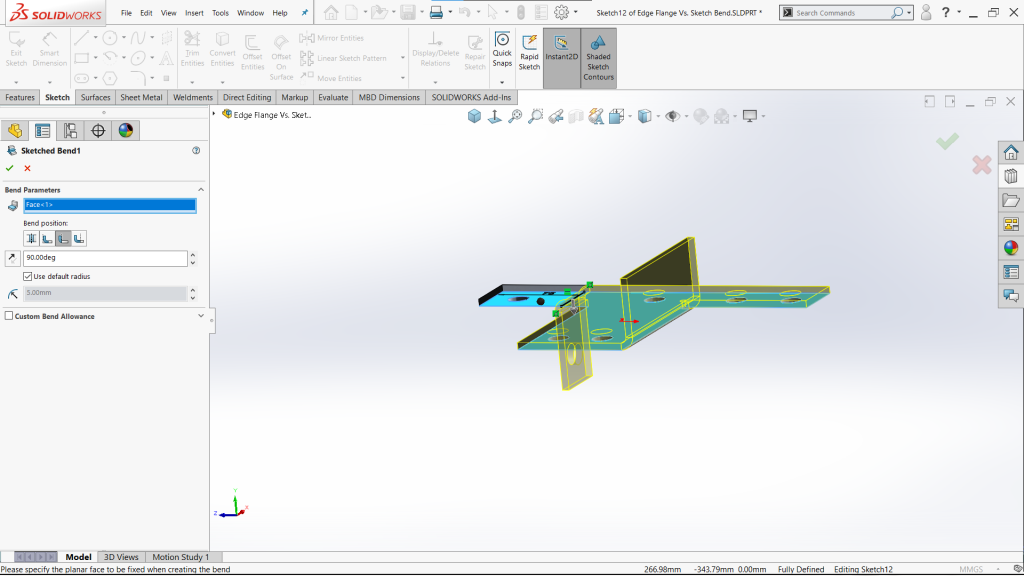 Edge Flange vs Sketched Bend - 06