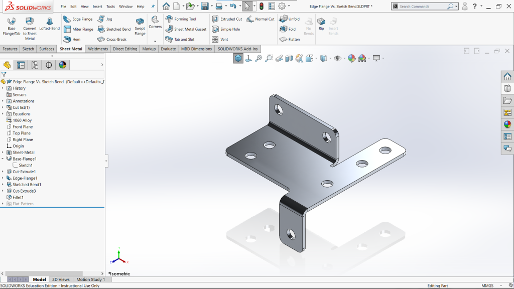 Edge Flange vs Sketched Bend - 07