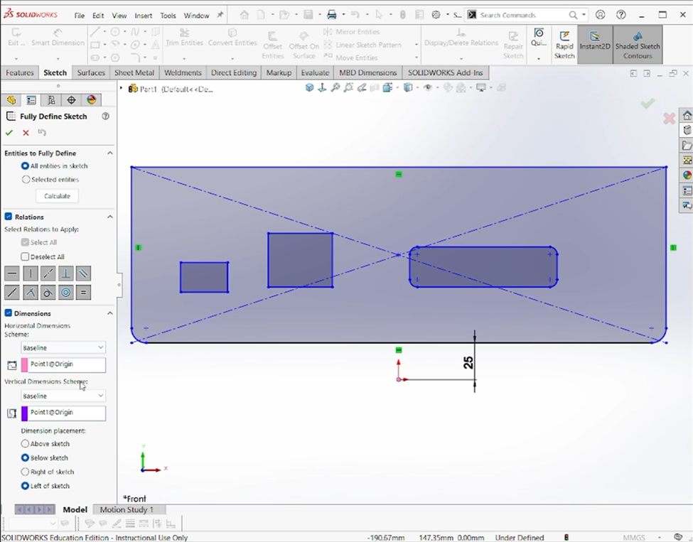 Fully Define Sketch - 03