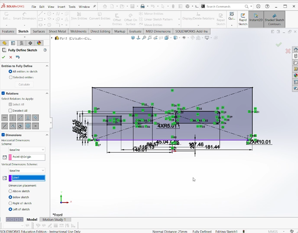 Fully Define Sketch - 04